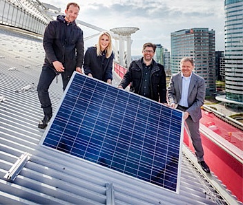 zonnepanelen op Amsterdam Arena