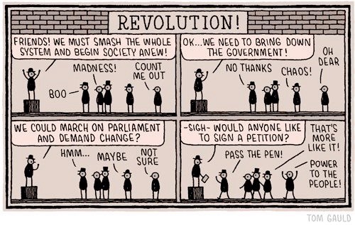 Revolution, by Tom Gauld