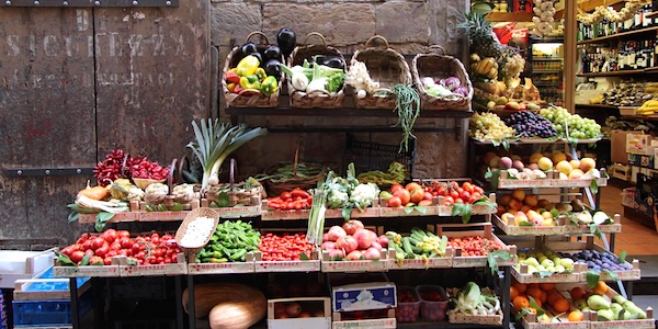 groenten en fruit markt biologisch voetafdruk