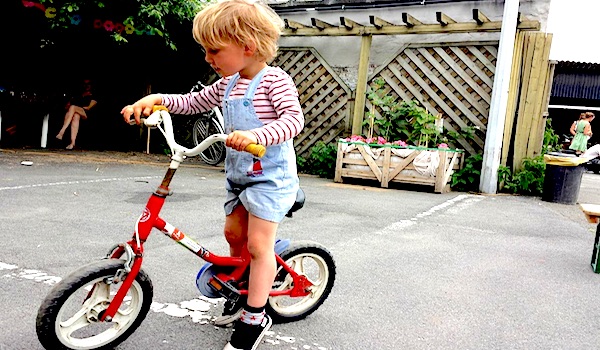 kinderfiets op wielekes