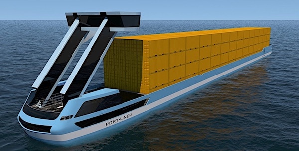 portliner tesla binnenvaart