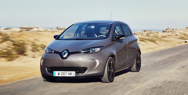 renault zoe laadpalen