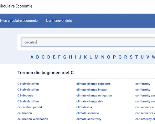 woordenboek circulaire economie