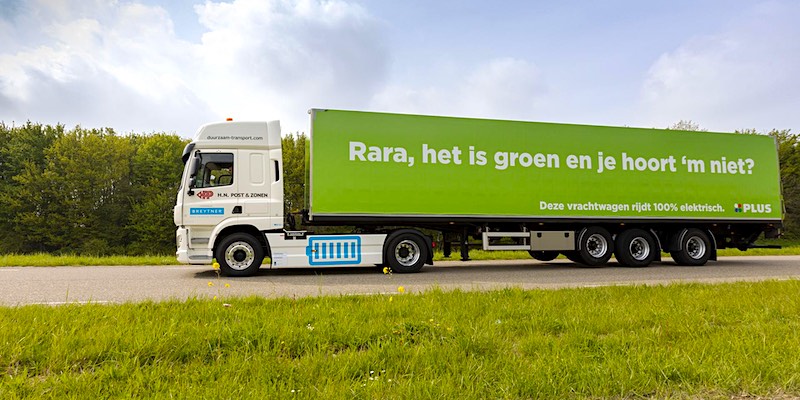 elektrische vrachtwagen