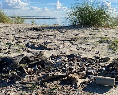 plastic bij natuurmonumenten