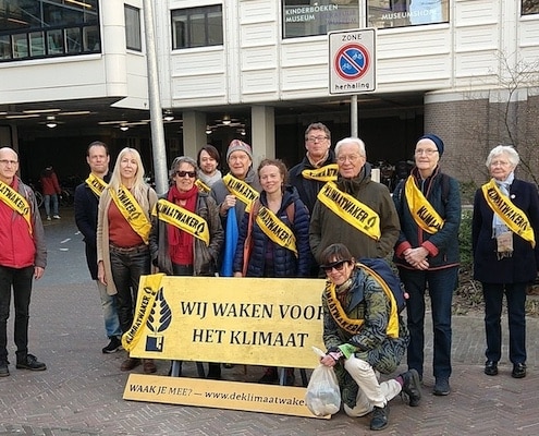 klimaatwakers in Den Haag