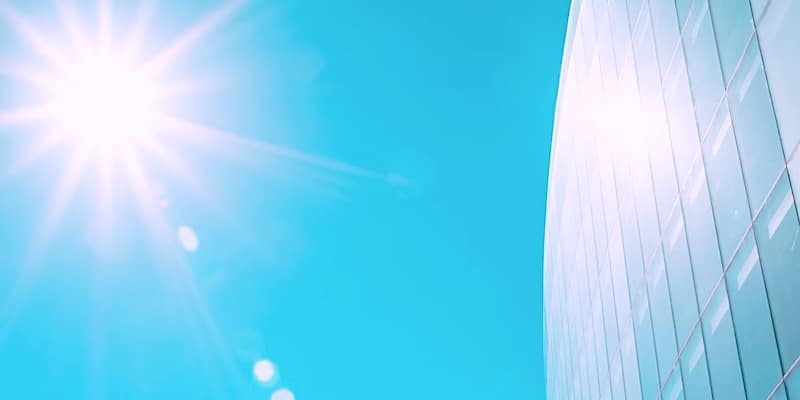 opwarming van het klimaat door schone lucht