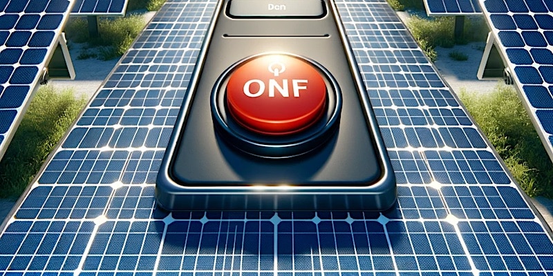 zonnepanelen uitschakelen