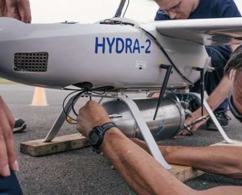 drone op waterstof hydra 2