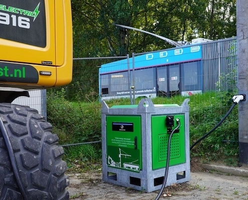 trolleynet als batterij in Arnhem