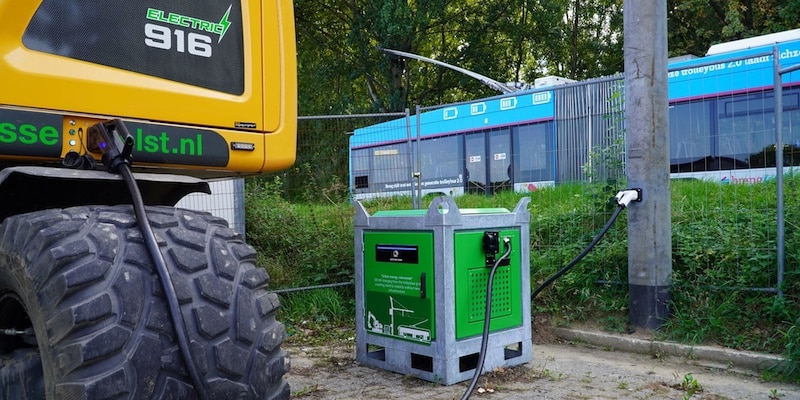 trolleynet met oplaadpunten in Arnhem