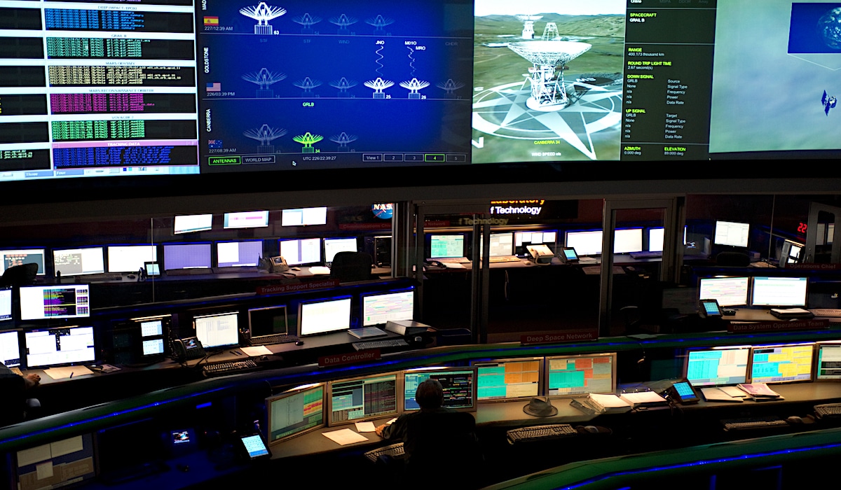 Nasa mars mission control center
