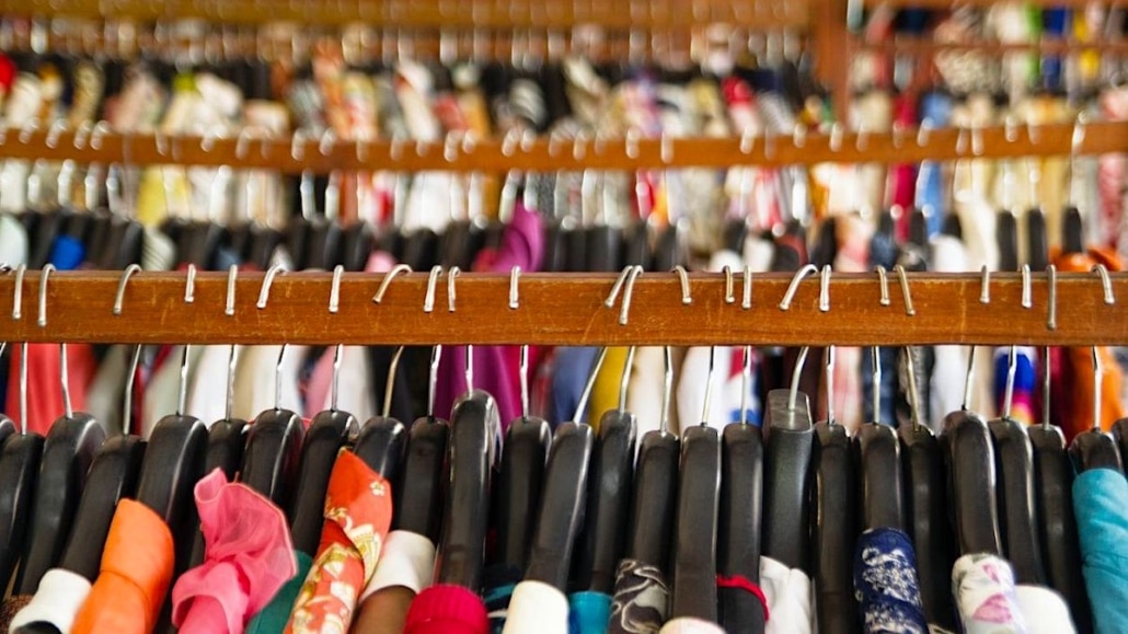 gebruikte en afgedankte kleding
