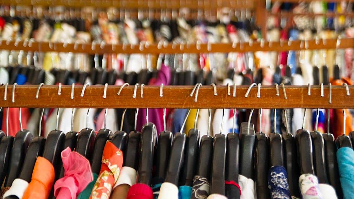 gebruikte en afgedankte kleding