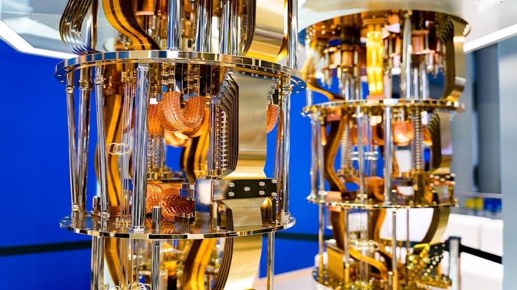 het binnenste van een quantumcomputer