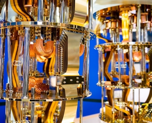 het binnenste van een quantumcomputer