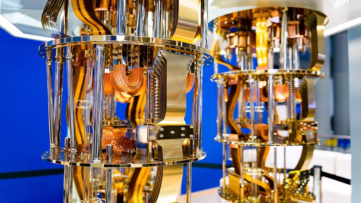 het binnenste van een quantumcomputer