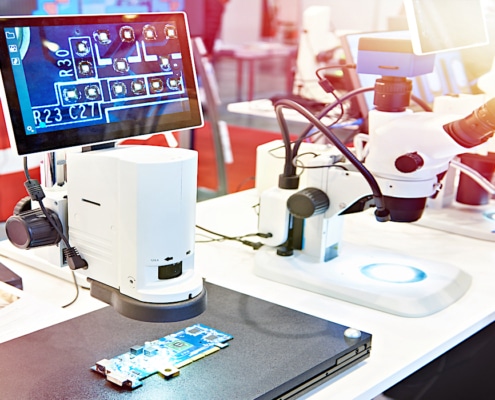 minuscule stroom meten in microchips