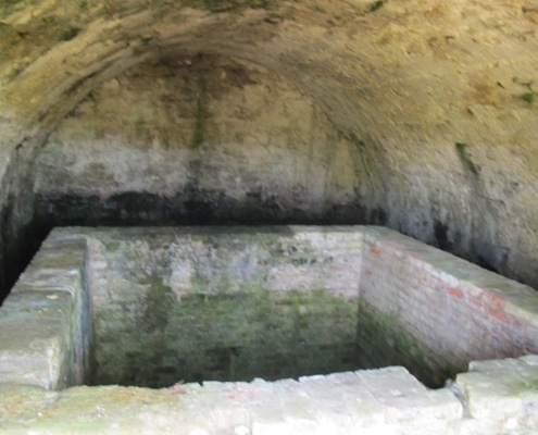 Bunker onder Scarborough Castle, een voorbeeld van civiele bescherming uit de Koude Oorlog.