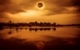 totale zonsverduistering over IJsland
