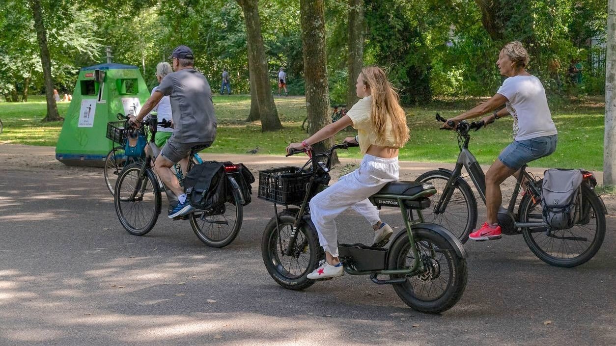 fietsen op een ebike