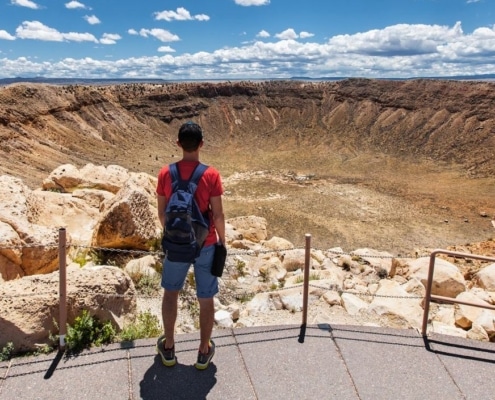 krater van meteoriet