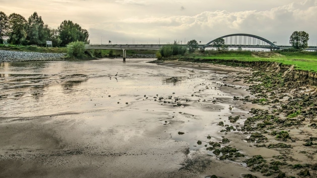 Laag water bij Vianen