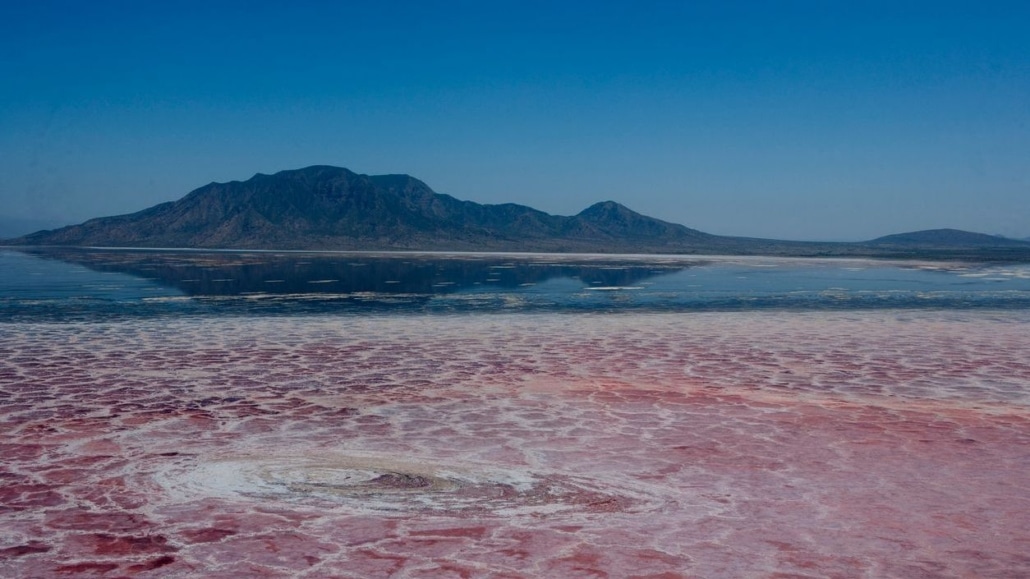 Lake Natron in Kenia