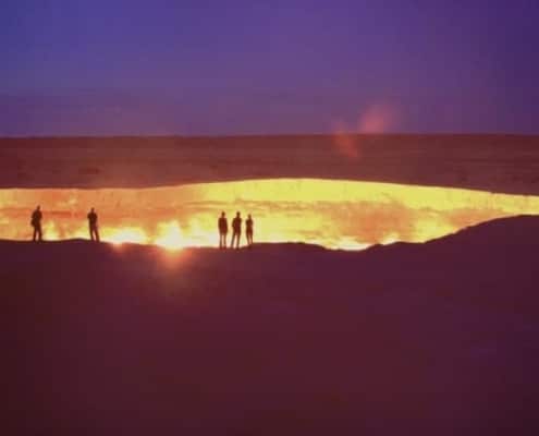methaanlek in Turkmenistan