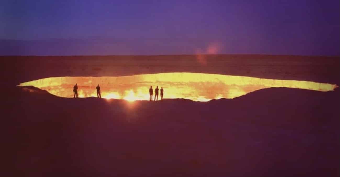 methaanlek in Turkmenistan