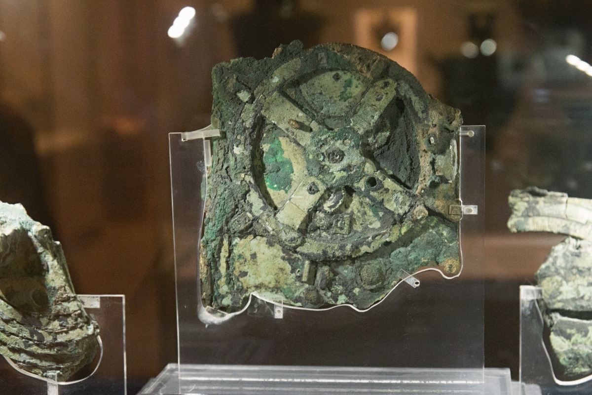 Reconstructie van het Antikythera-mechanisme.