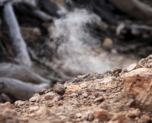 burning mountain