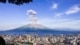kagoshima de stad naast de vulkaan