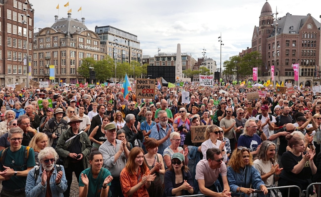 Klimaatmars in Amsterdam 2026