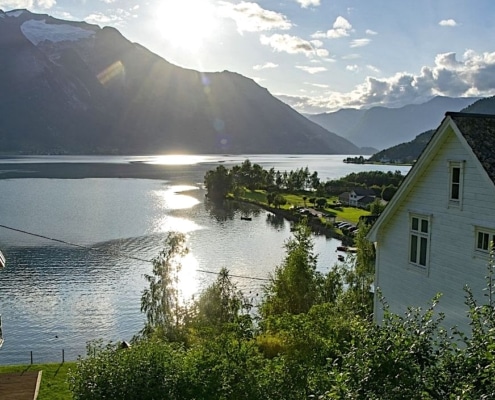 uitzicht op fjord