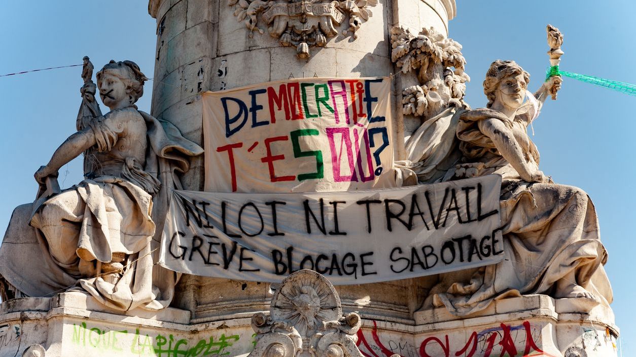 protest in Frankrijk